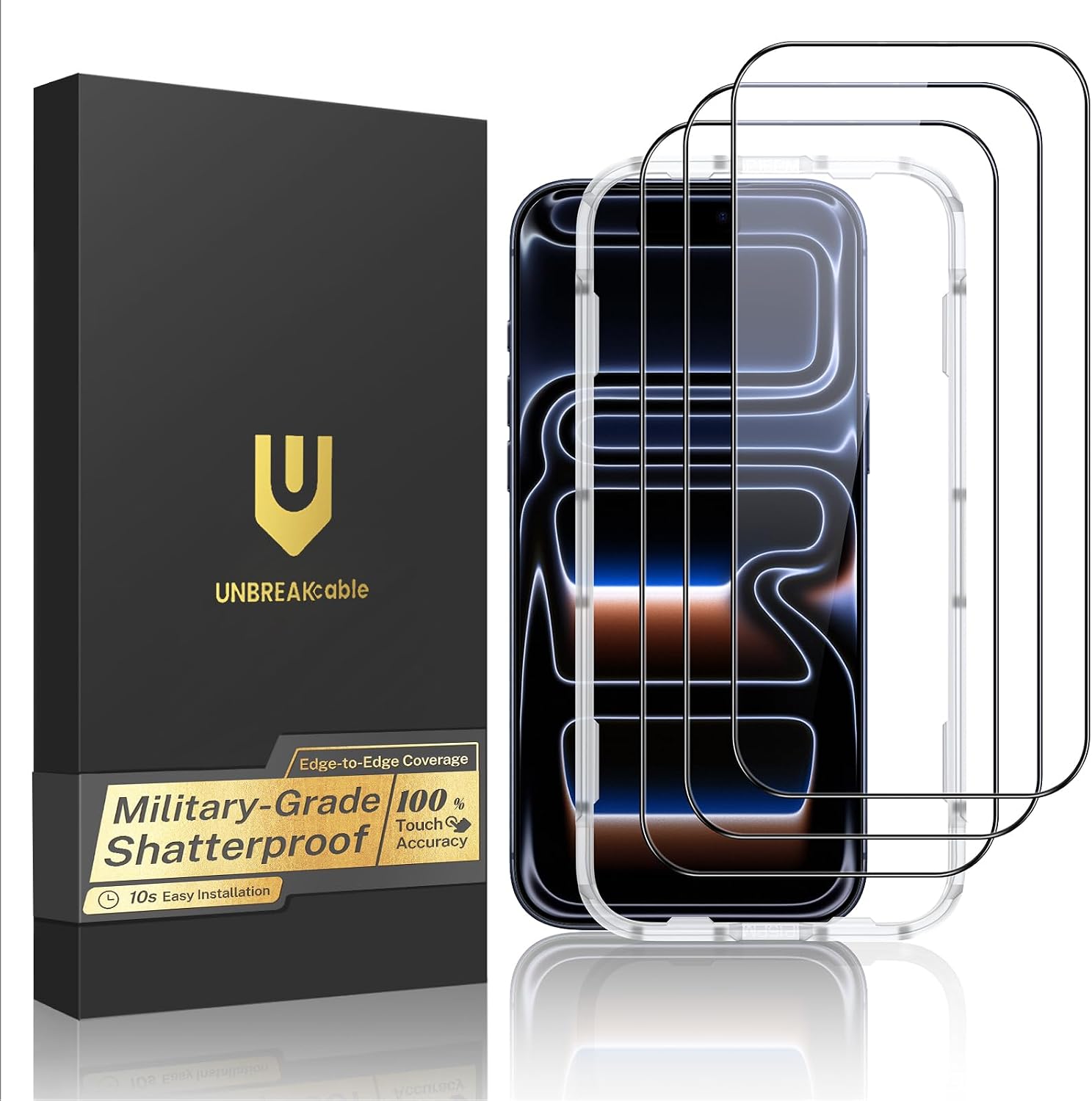 Detalle de UNBREAKcable iPhone 17 Pro Screen Protector 3-Pack