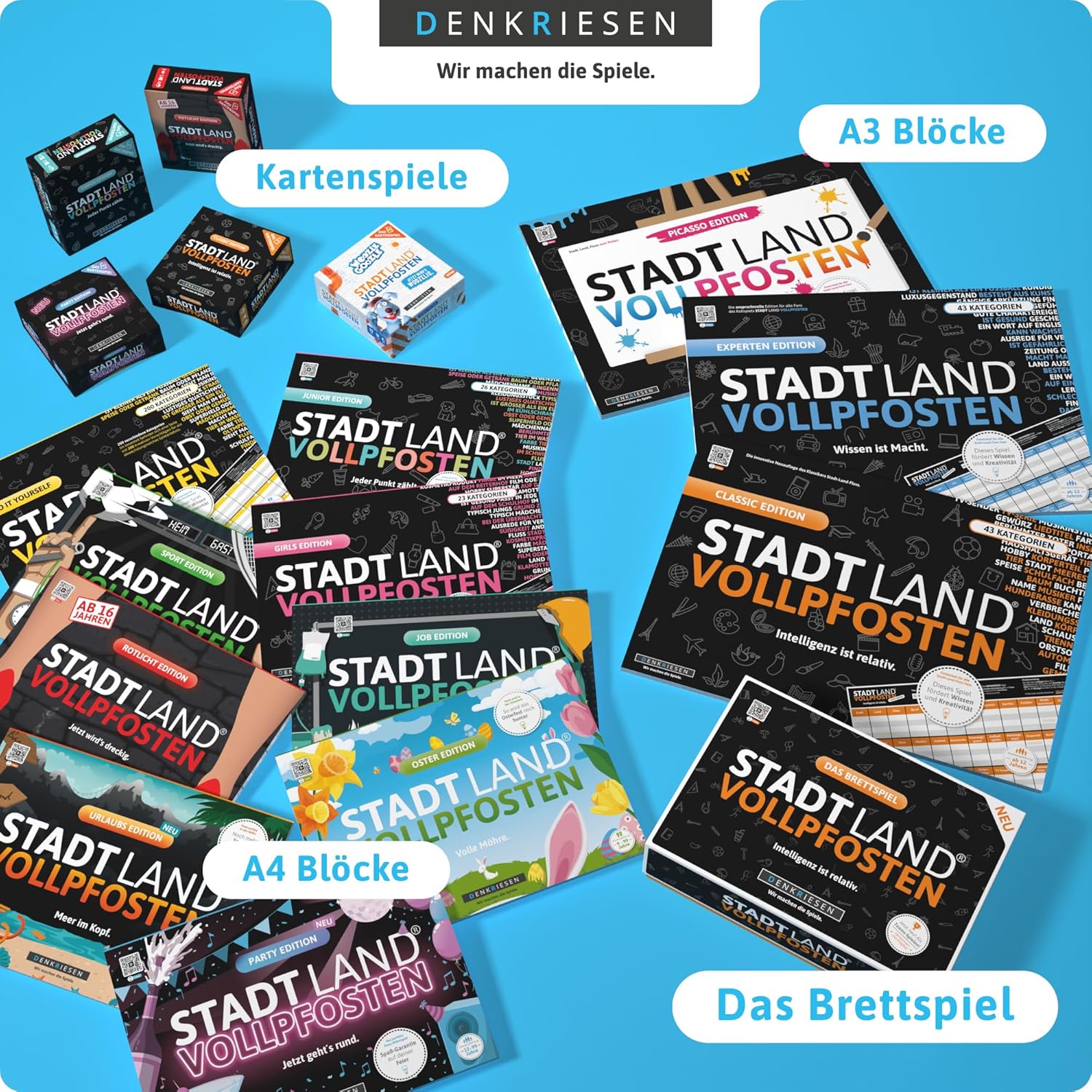 Thumbnail 6 de DENKRIESEN - Stadt Land VOLLPFOSTEN® 70/80/90 Edition XXL DIN A3