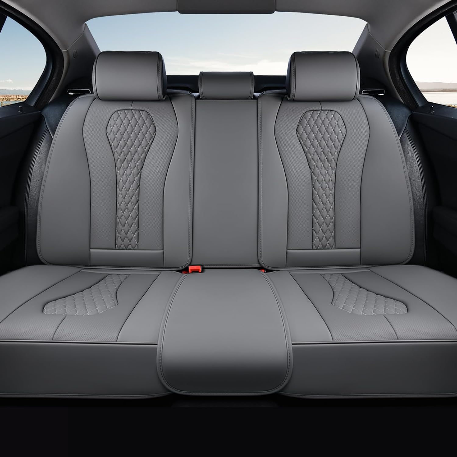 Thumbnail 6 de Coverado Rear Car Seat Covers, Leather