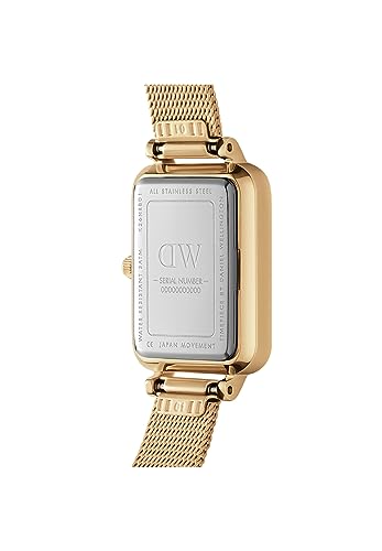 Thumbnail 4 de Daniel Wellington Orologio Quadro Pressed Evergold da Donna 20x26mm – Acciaio Inox 316L e DLC Gold