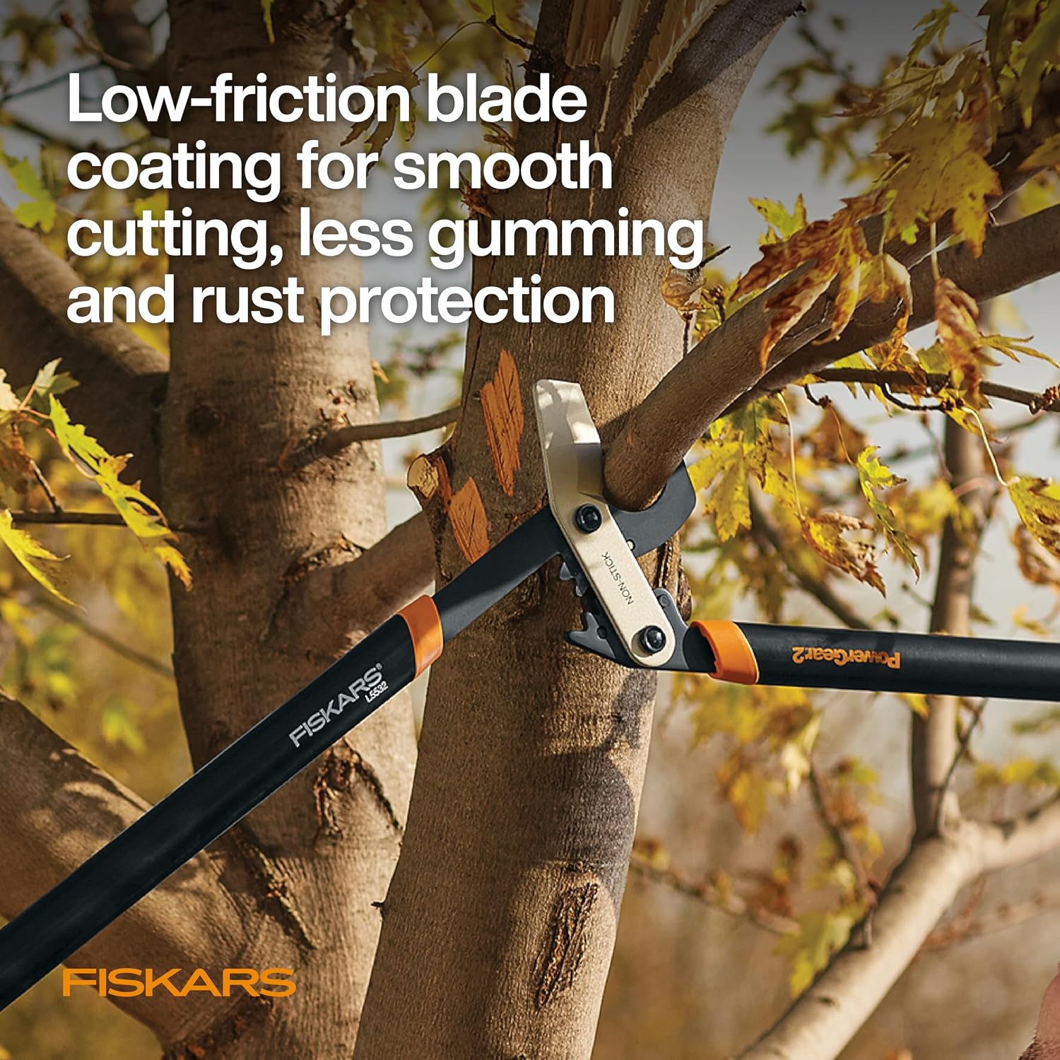 Thumbnail 3 de Fiskars 394801-1003 takkenschaar met PowerGear2 en stalen lemmet