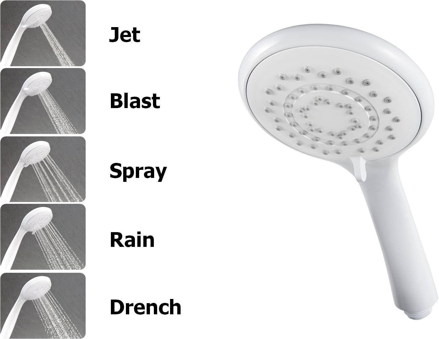 Thumbnail 6 de Triton Showers MOSV07SG Seville Universal Electric Shower 7.5 kW