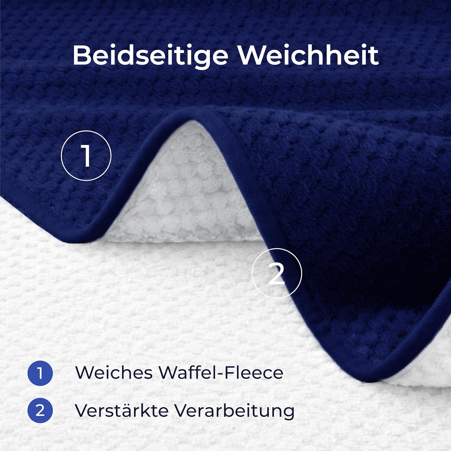 Detalle de Dreamzie wasserdichte Hundedecke für Sofa, Bett & Auto (152x203 cm) – reversibel, Sherpa-Fleece, maschinenwaschbar
