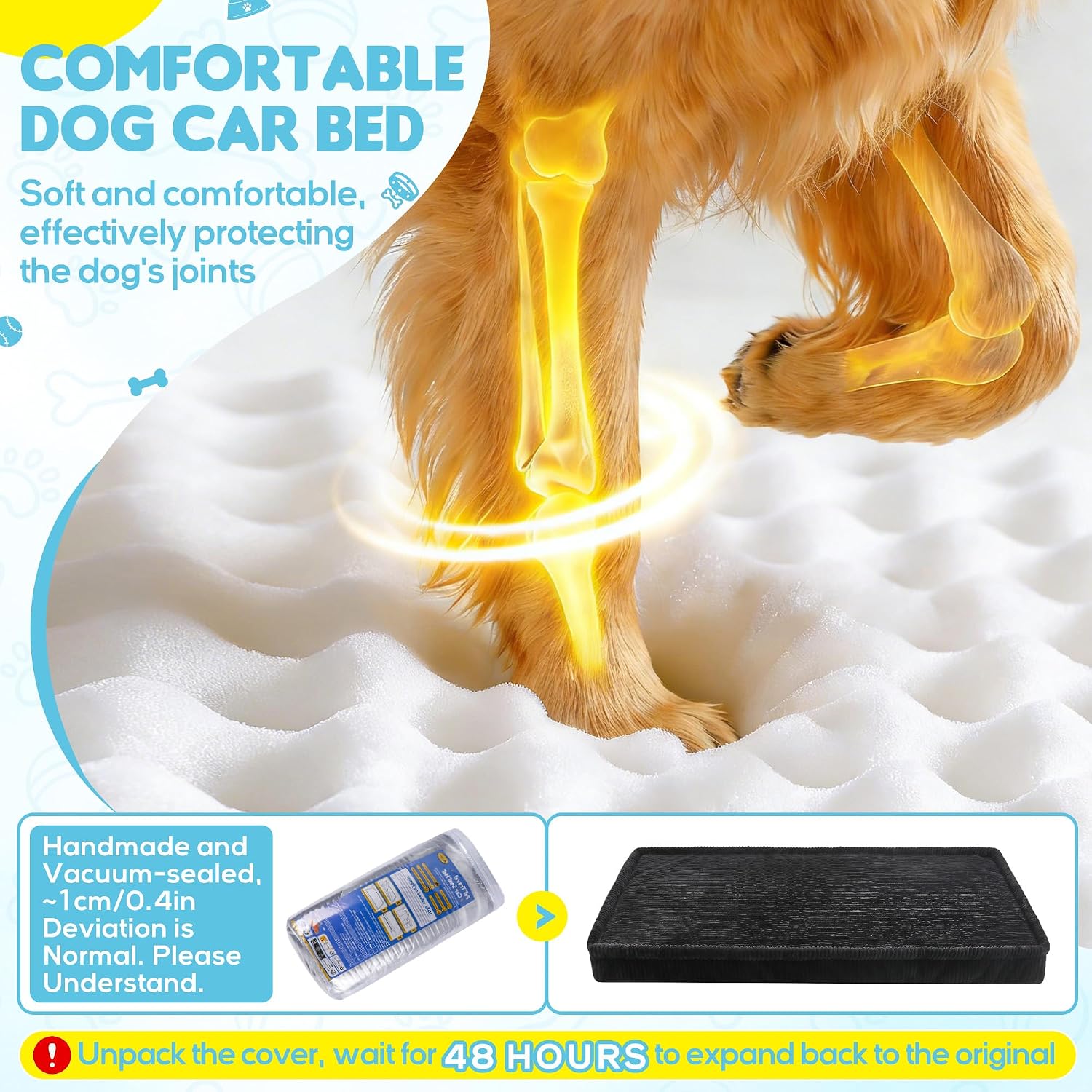 Detalle de Loiion Dog Car Bed 50 x 24.6 in