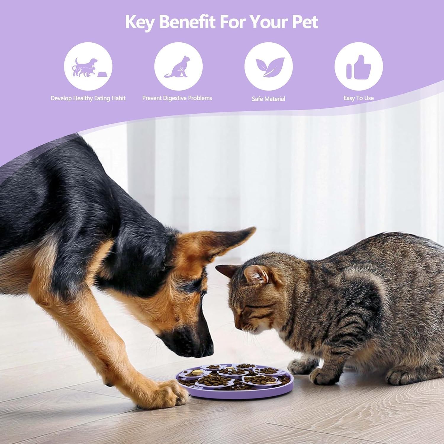 Detalle 1 de TUCANA Lick Mat for Dogs and Cats, Silicone