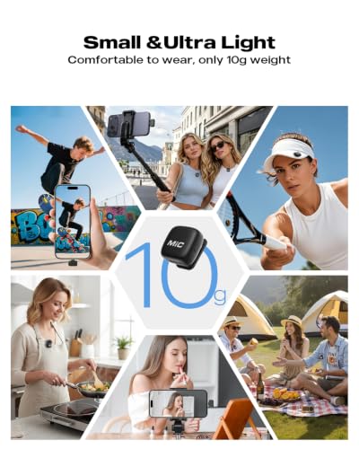 Thumbnail 7 de WARM BOX Wireless Lavalier Microphone Kit for iPhone, iPad and Android