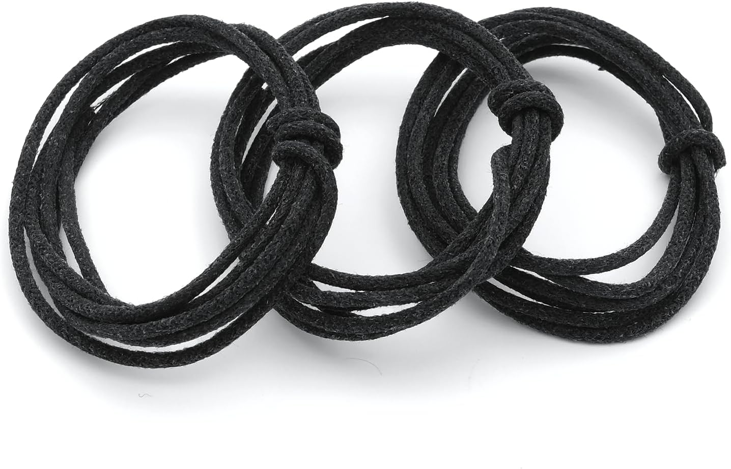 Detalle de Xuxing 023-2 Pushback Guitar Wire, 10 Ft Black Cloth-Covered Design