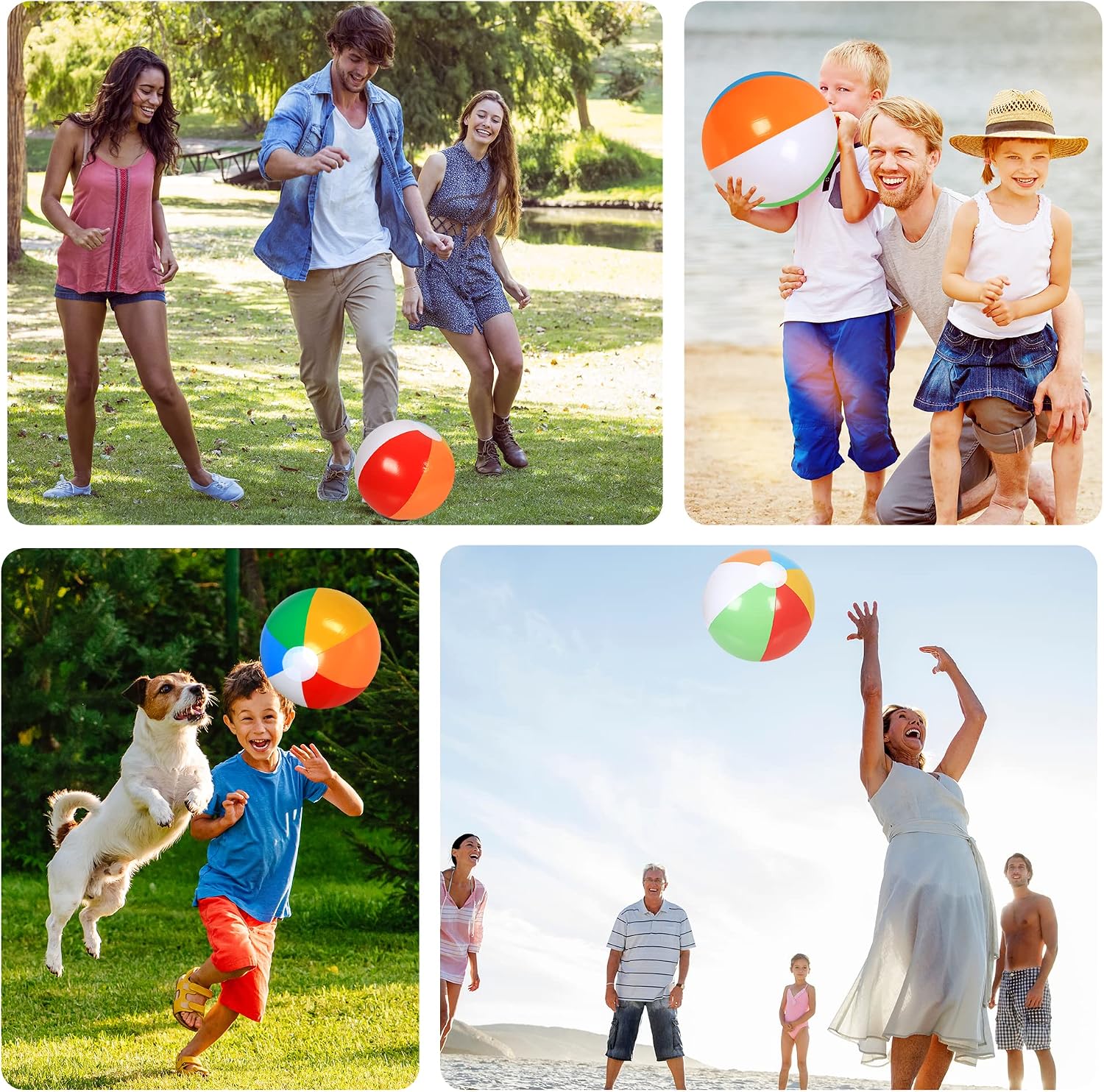 Thumbnail 6 de LYDTICK 30-Pack Inflatable Beach Balls for Pool & Beach Water Games (Bulk)