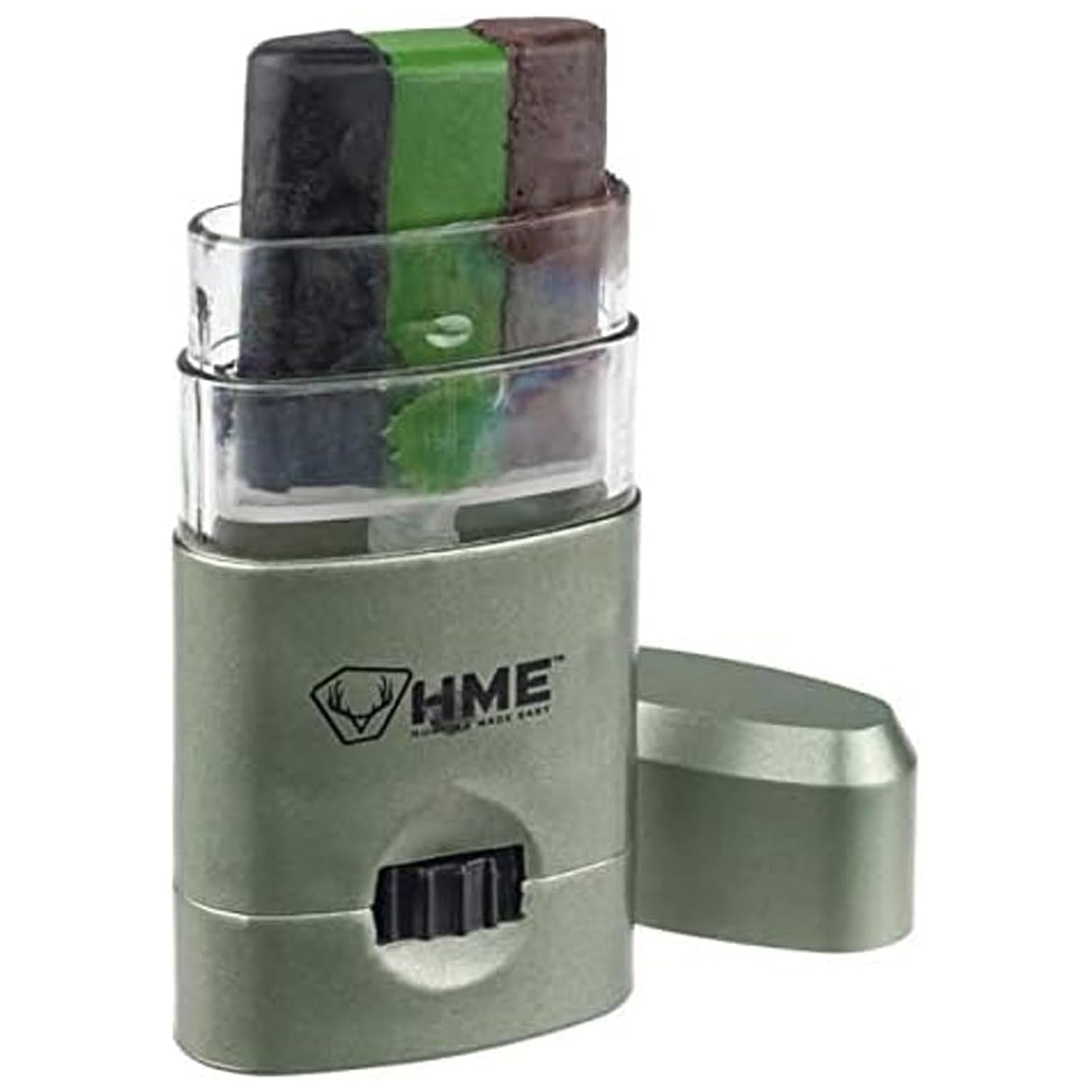 Detalle de HME HME-CMOFPDS 3-Color Camo Face Paint Stick, Black, Brown, Green