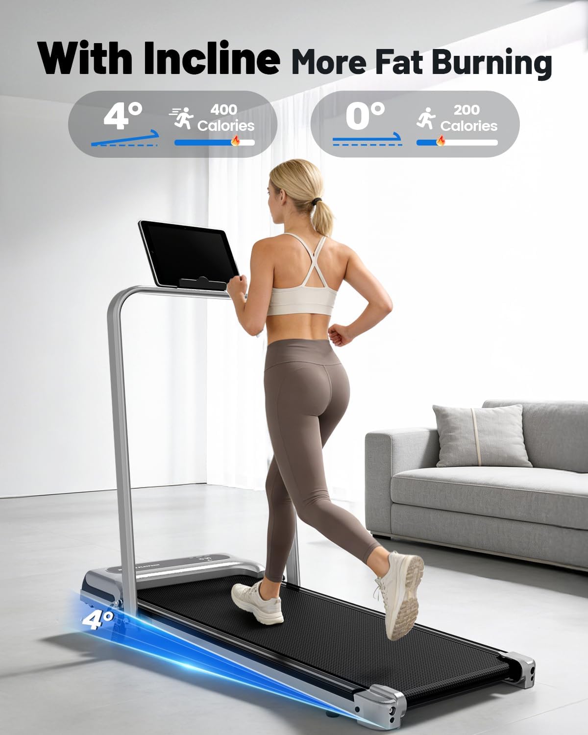 Thumbnail 2 de Yagud Walking Pad Treadmill for Home Office