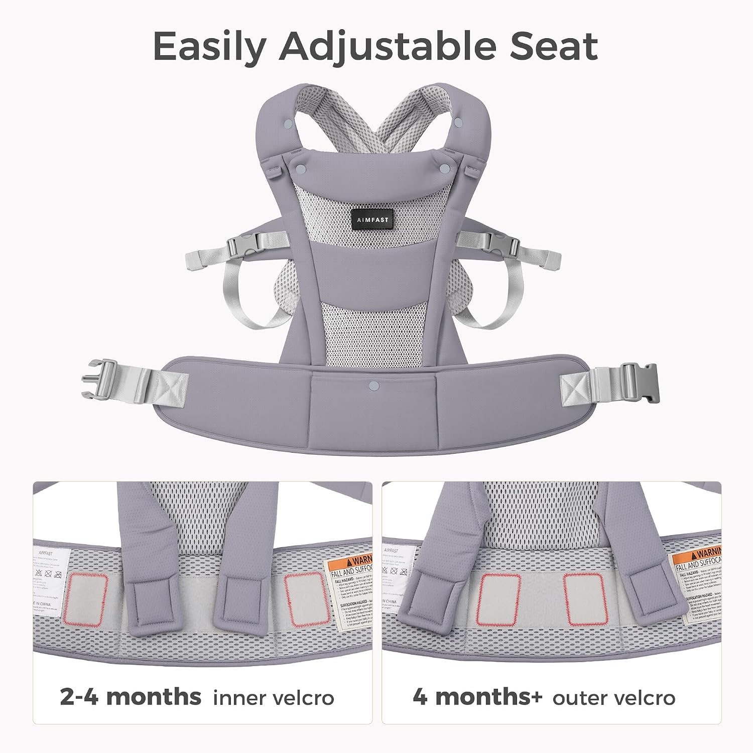 Thumbnail 6 de Aimfast Baby Carrier 3D Air Mesh
