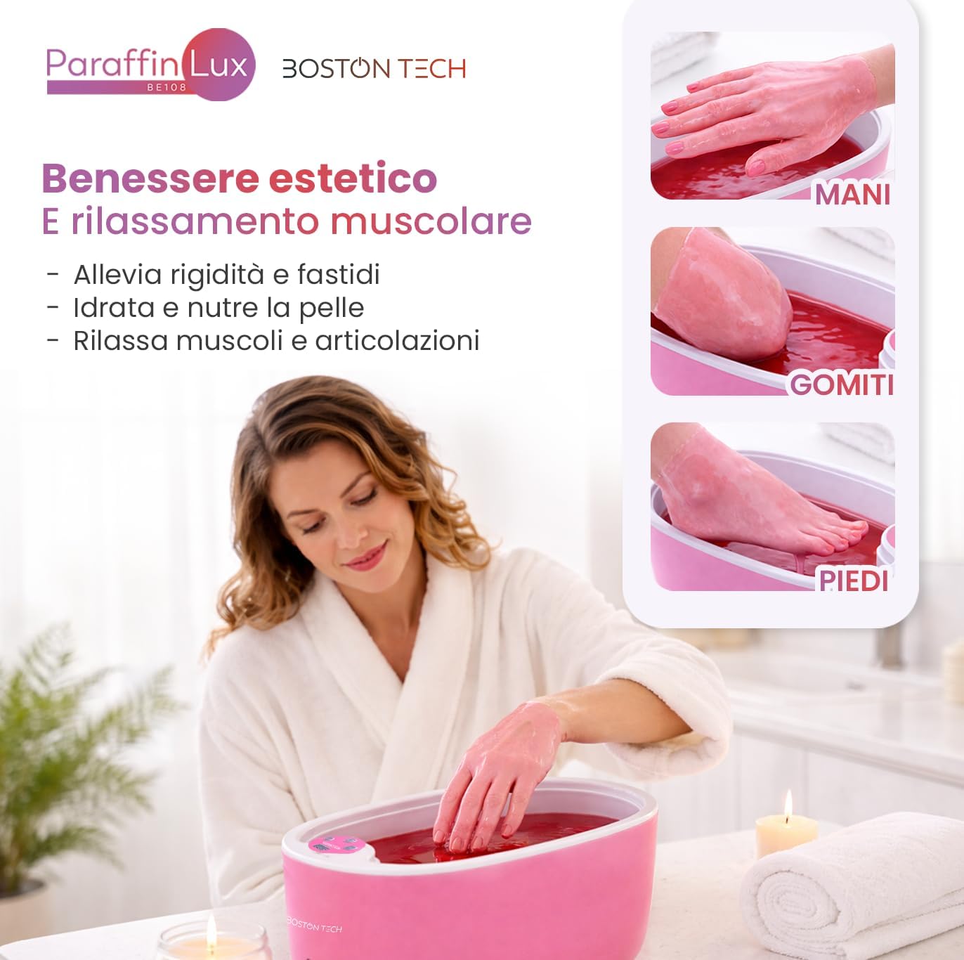 Detalle 2 de Boston Tech® Bagno di paraffina 5L