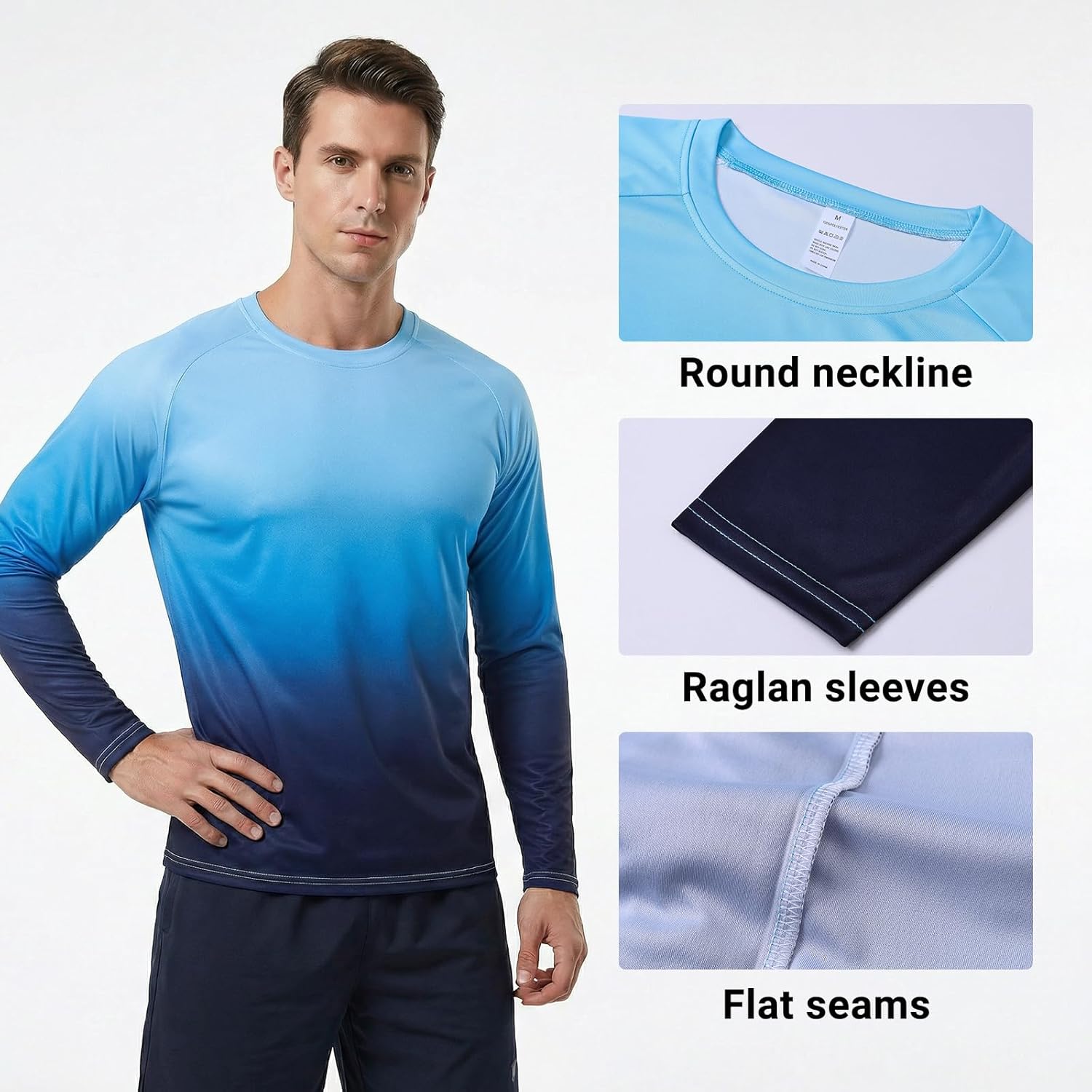 Thumbnail 2 de Cimic 3er Pack Rashguard UV Shirt für Herren mit UPF 50+ und Schnell trocknend