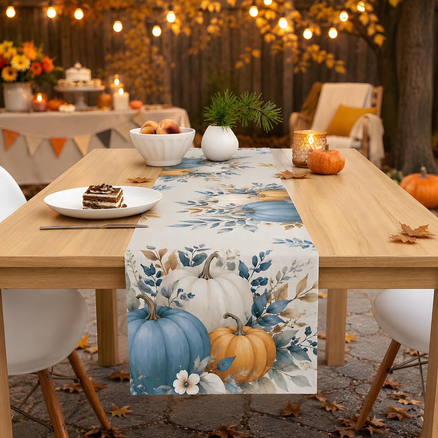 Thumbnail 1 de Fall Pumpkin Table Runner, Polyester
