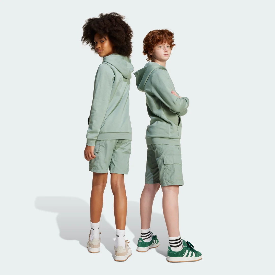 Thumbnail 3 de Pantalón corto Cargo Kids de Adidas: práctico y cómodo para peques en verde