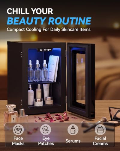 Thumbnail 7 de TRIUMPHKEY 18L Beverage Cooler Mini Fridge with LED Lighting