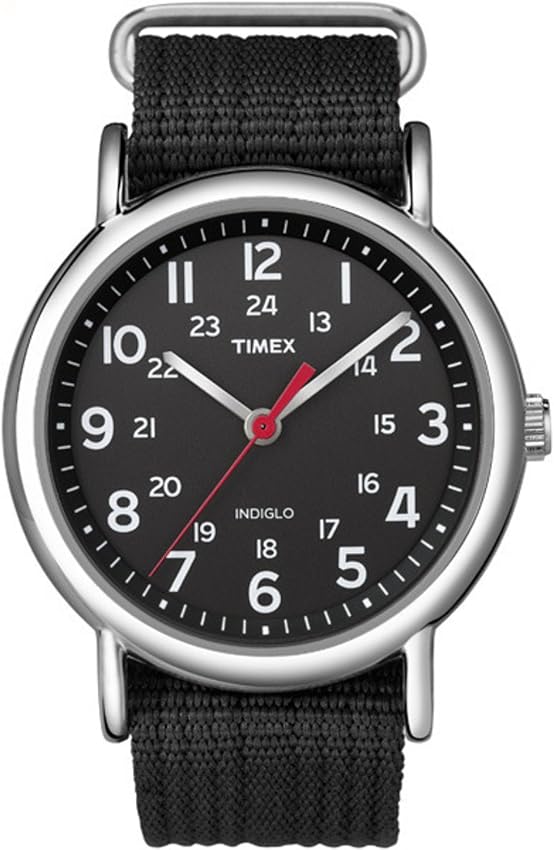 Detalle de Timex 77301 Reloj análogo de cuarzo, correa de nailon