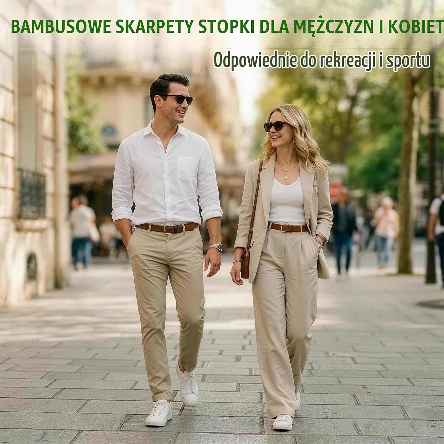 Detalle de Niorasen 26082 – bambusowe skarpetki stopki unisex, 6 par, silikon na pięcie
