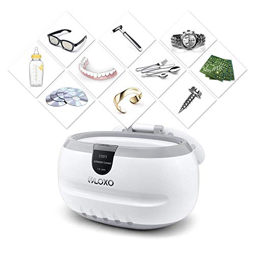 Detalle de VLOXO CD-2800 Ultrasonic Cleaner for Jewellery – 600ml, 50W, 42kHz