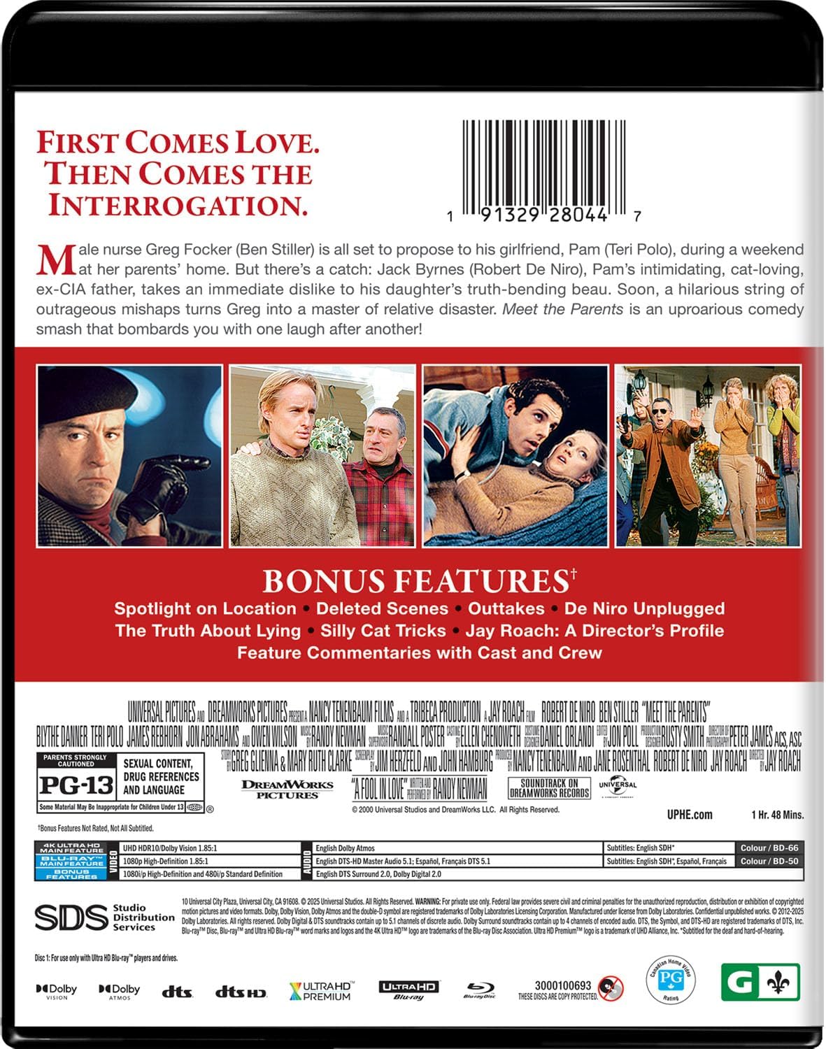 Detalle de Meet the Parents 4K Ultra HD + Blu-ray, Bilingual Comedy