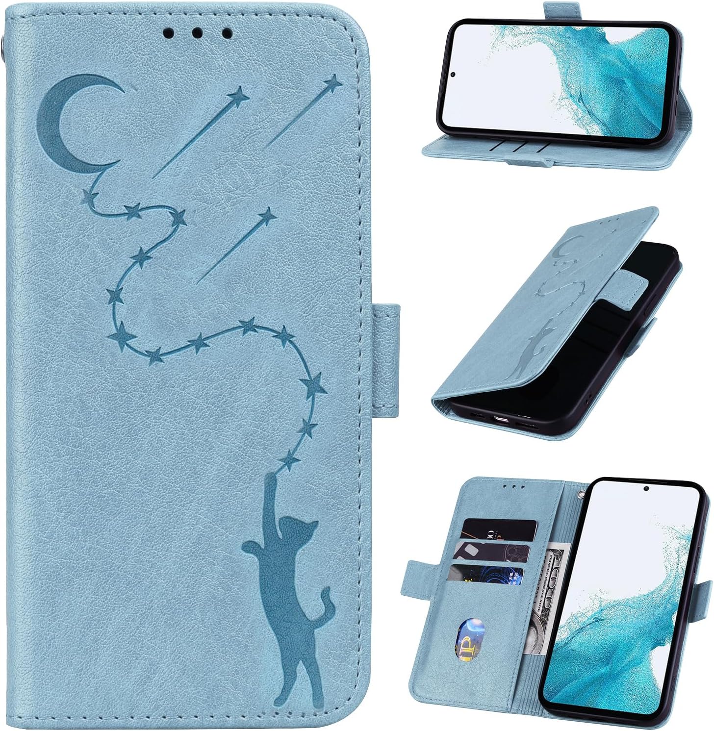 Detalle de Samsung Galaxy A24 wallet case, PU leather