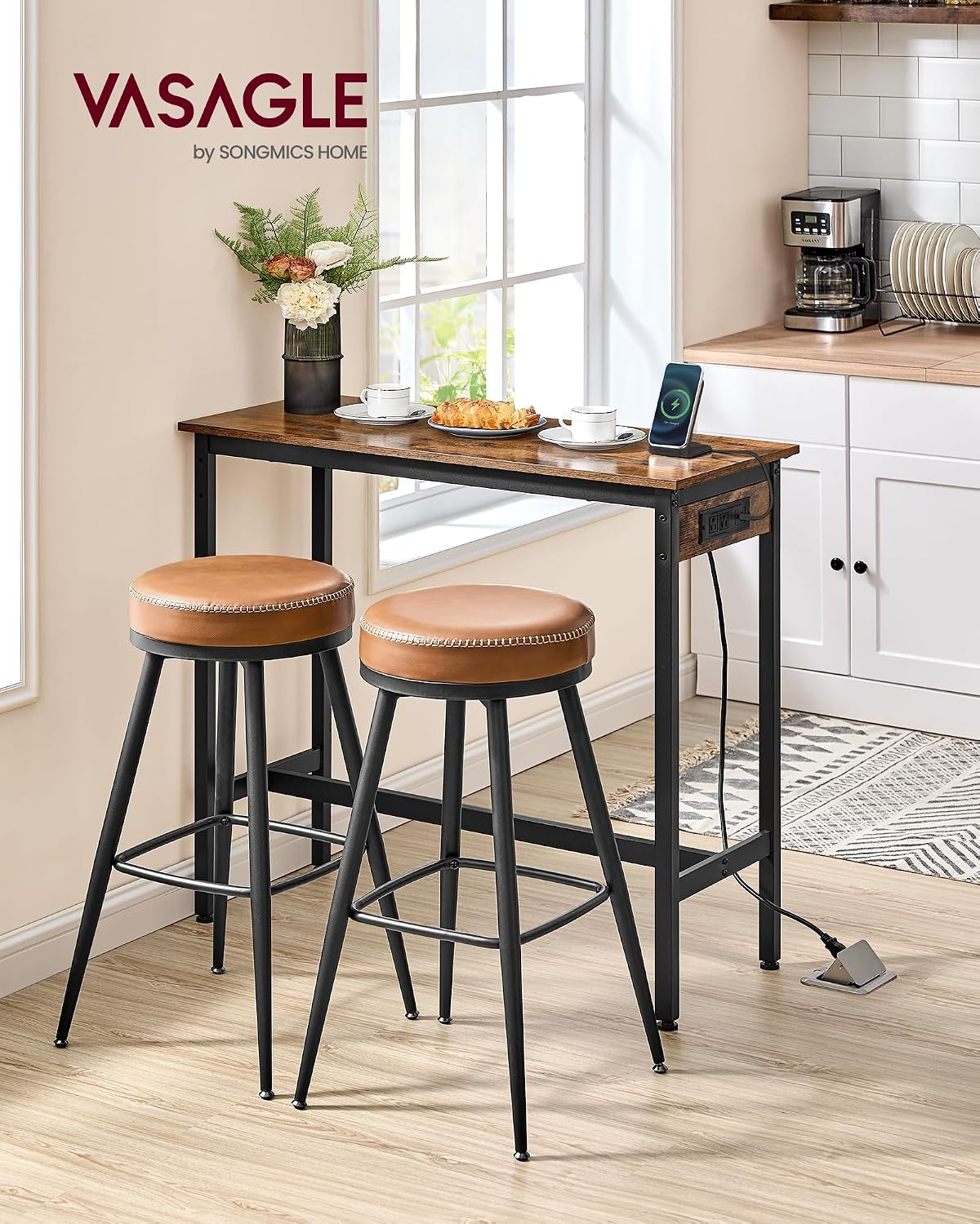Detalle de VASAGLE Bar Table, 39.4-Inch Width