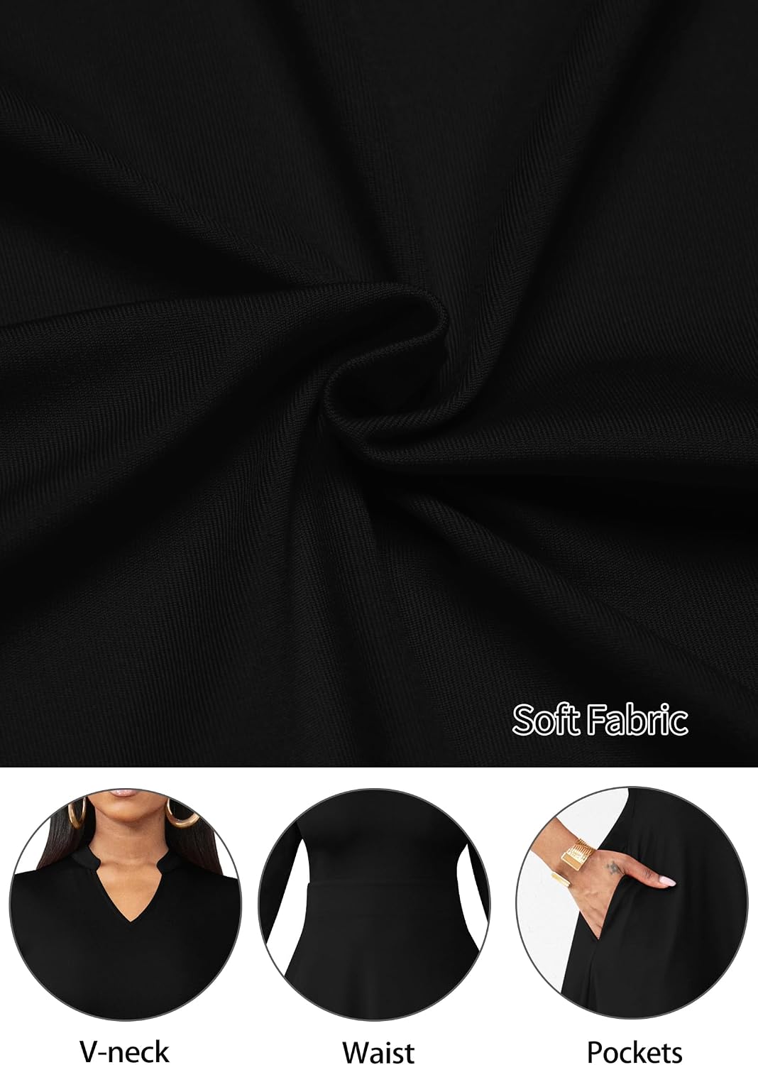 Thumbnail 5 de Nmoder Casual Fit and Flare Midi Dress