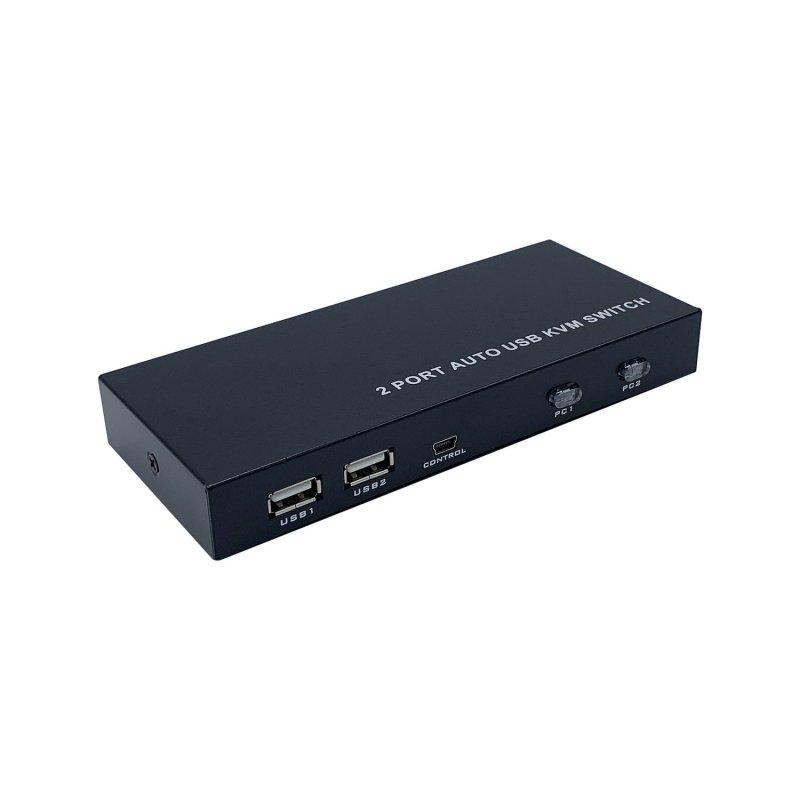 Detalle de Aisens A111-0400 Switch KVM de Puertos USB + HDMI: controla 2 PCs con un solo teclado y monitor