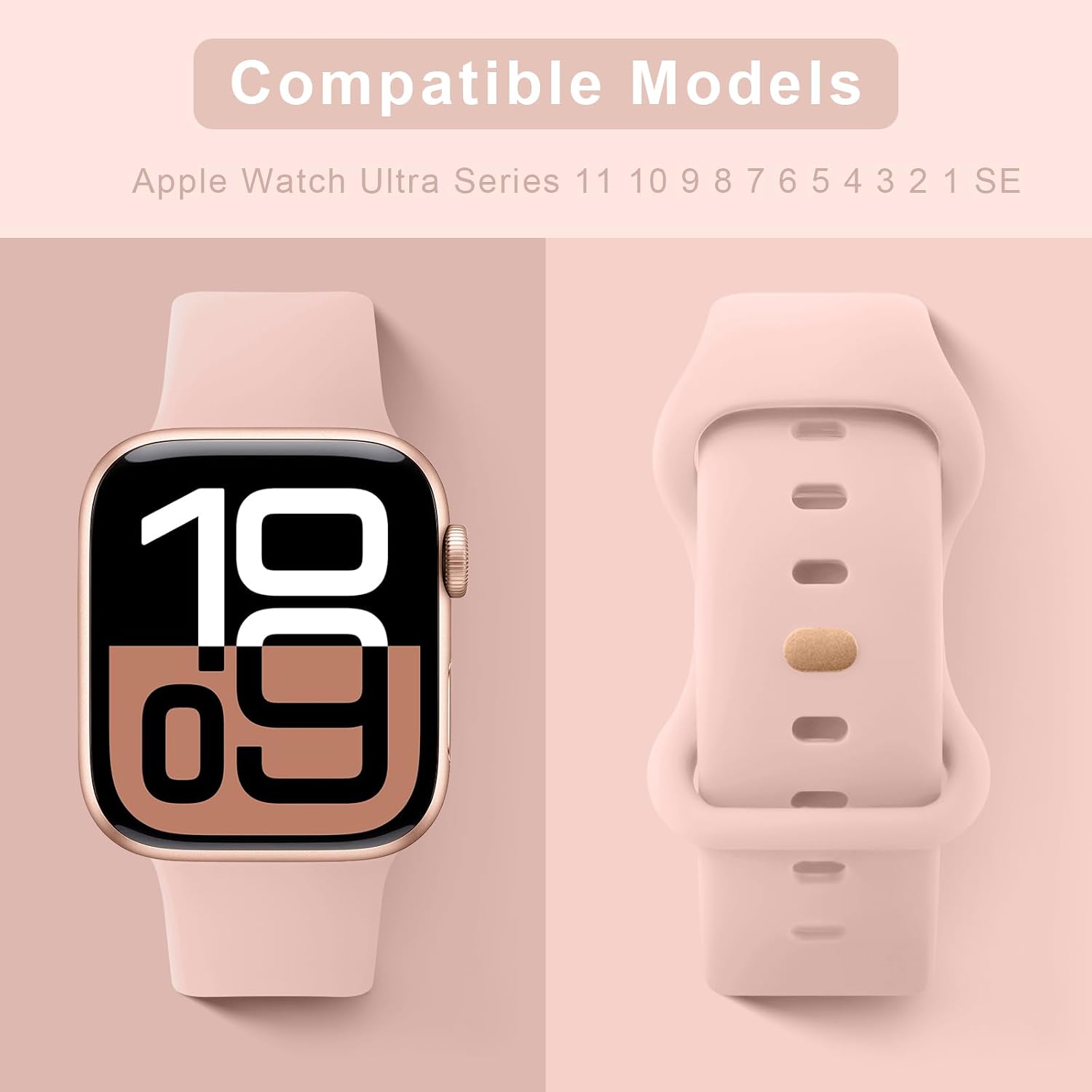 Detalle 2 de Apple Watch Silicone Bands, 3-Pack