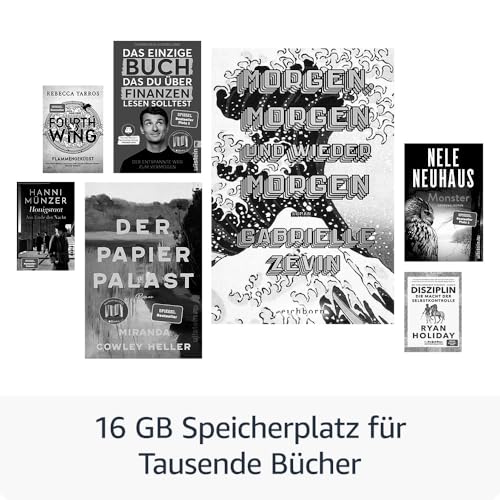 Detalle de Amazon Kindle (neueste Generation) – Der leichteste kompakte E-Reader mit blendfreiem Display