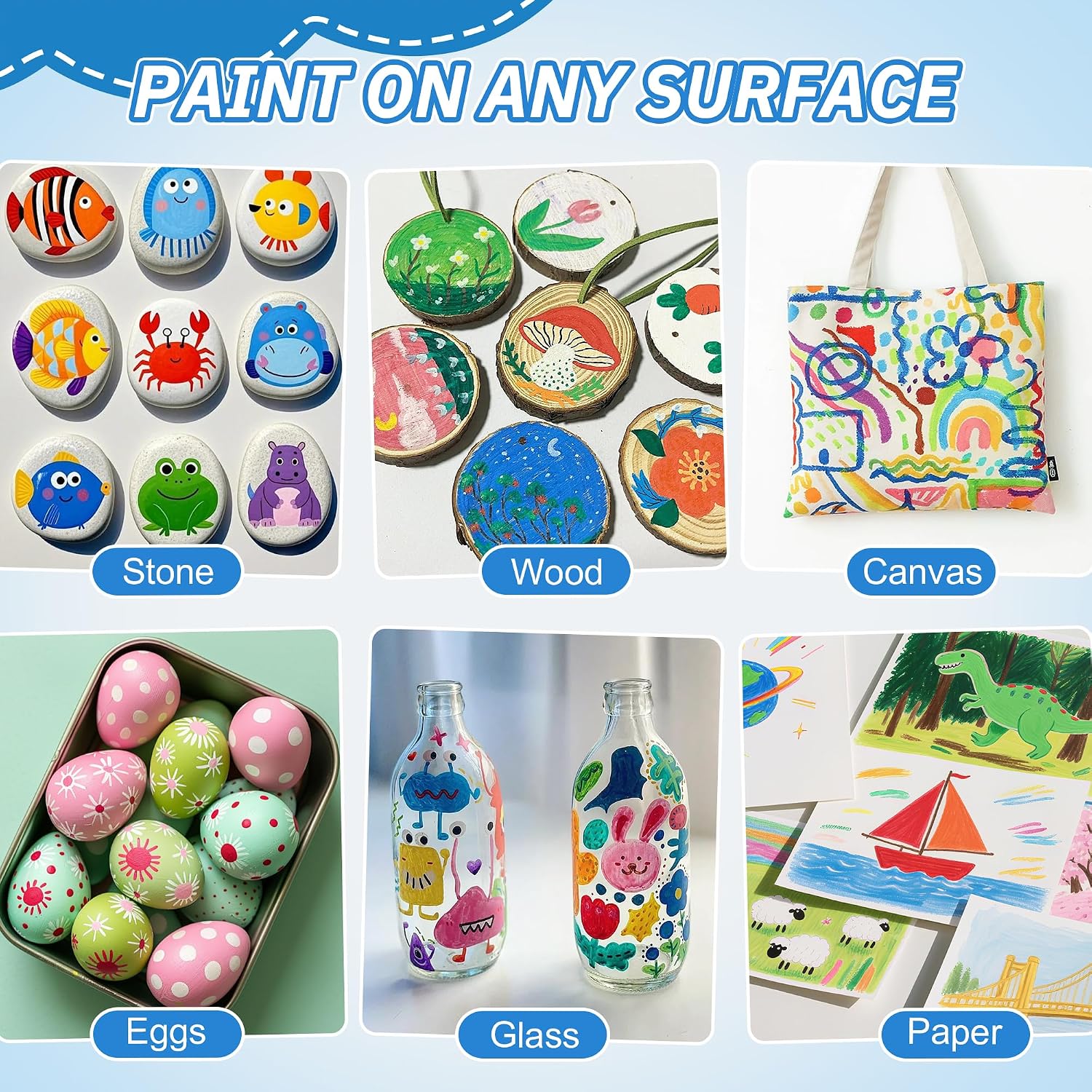 Thumbnail 6 de Guangna 120 Couleurs Marqueur Acryliques