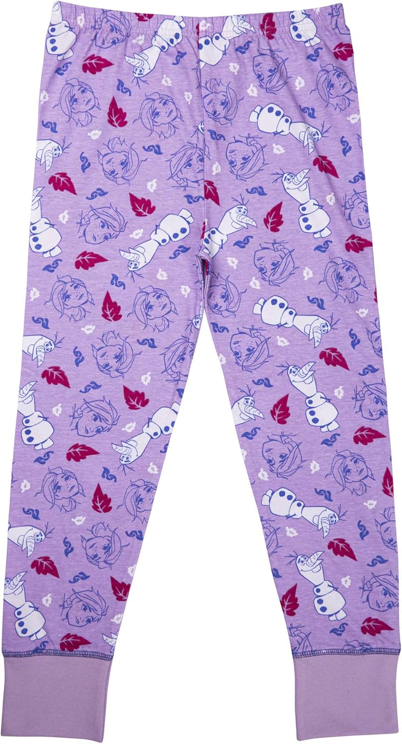 Detalle de Disney Frozen Girls Long Pyjamas Set – Anna, Elsa & Olaf