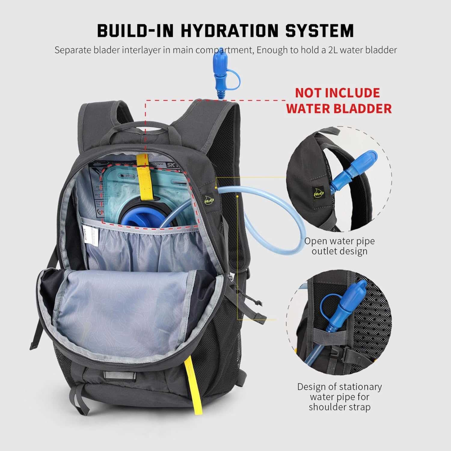 Thumbnail 6 de SKYSPER Small Hiking Backpack (20L) – Lightweight Daypack for Women & Men