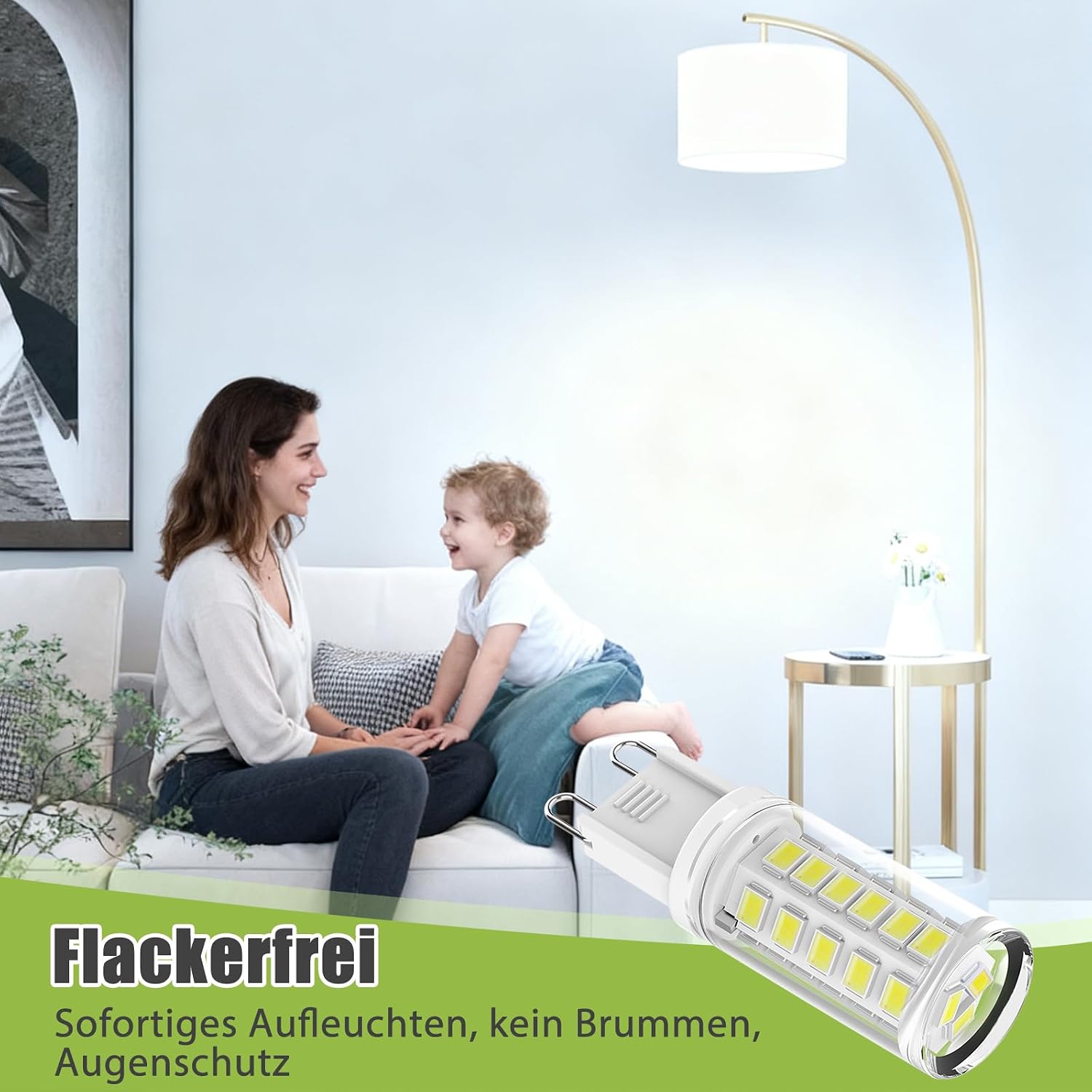 Thumbnail 3 de CQTLED G9 LED-Lampe kaltweiß 6000K, 3W (520 lm) – 6er-Pack, nicht dimmbar