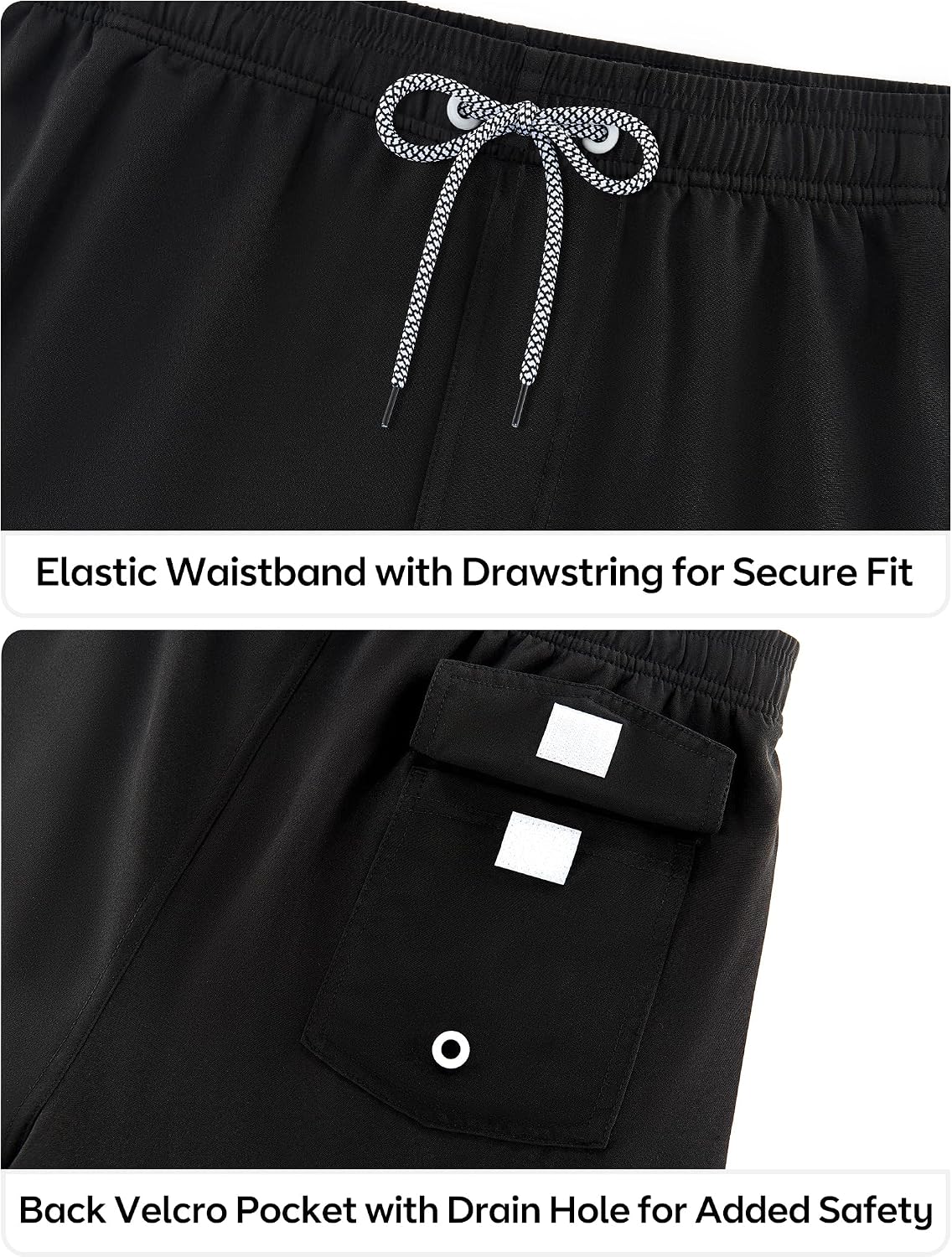 Detalle 2 de APTRO Swim Trunks with Compression Liner 5 Inch