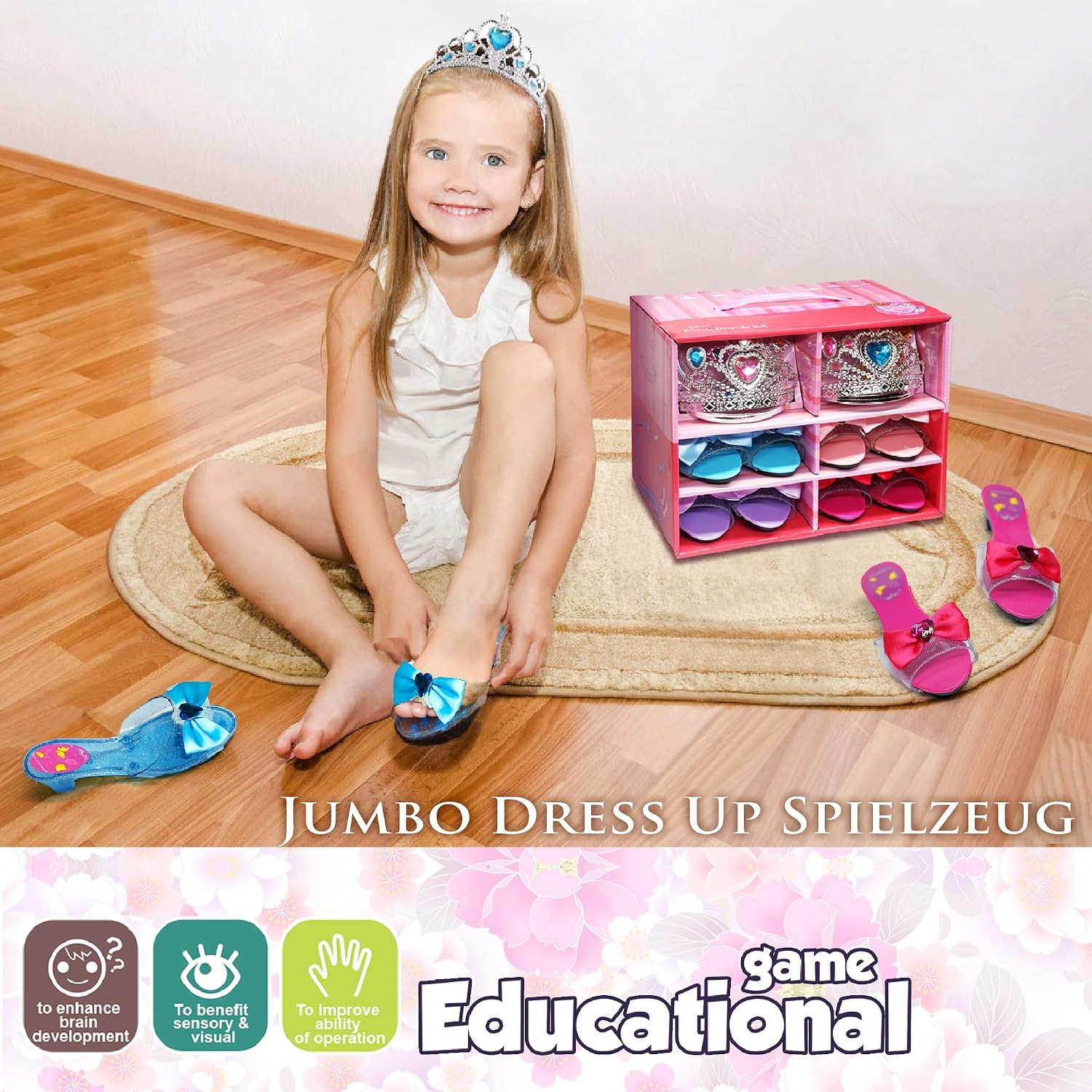 Thumbnail 3 de Princess Dress Up Schuhe Kleinkind Fersen