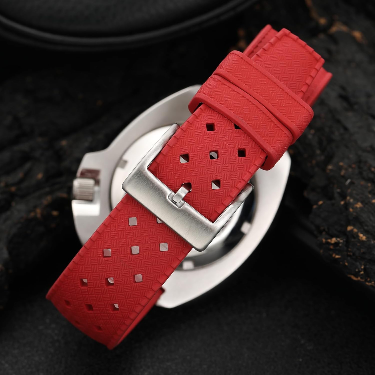 Detalle 2 de Fkm Gummi Uhrenarmband 20/22mm