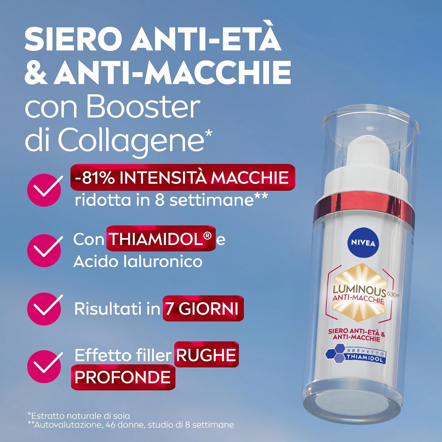Detalle 2 de NIVEA Luminous630 Siero viso 30 ml
