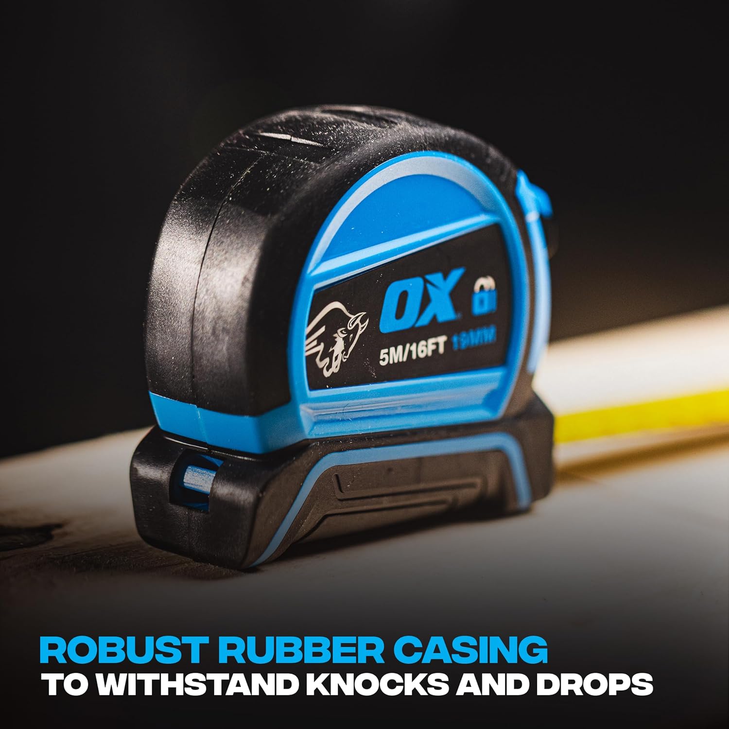 Detalle de OX Pro Dual Auto Lock Tape Measure Twin Pack – 5m with Magnetic End Hook