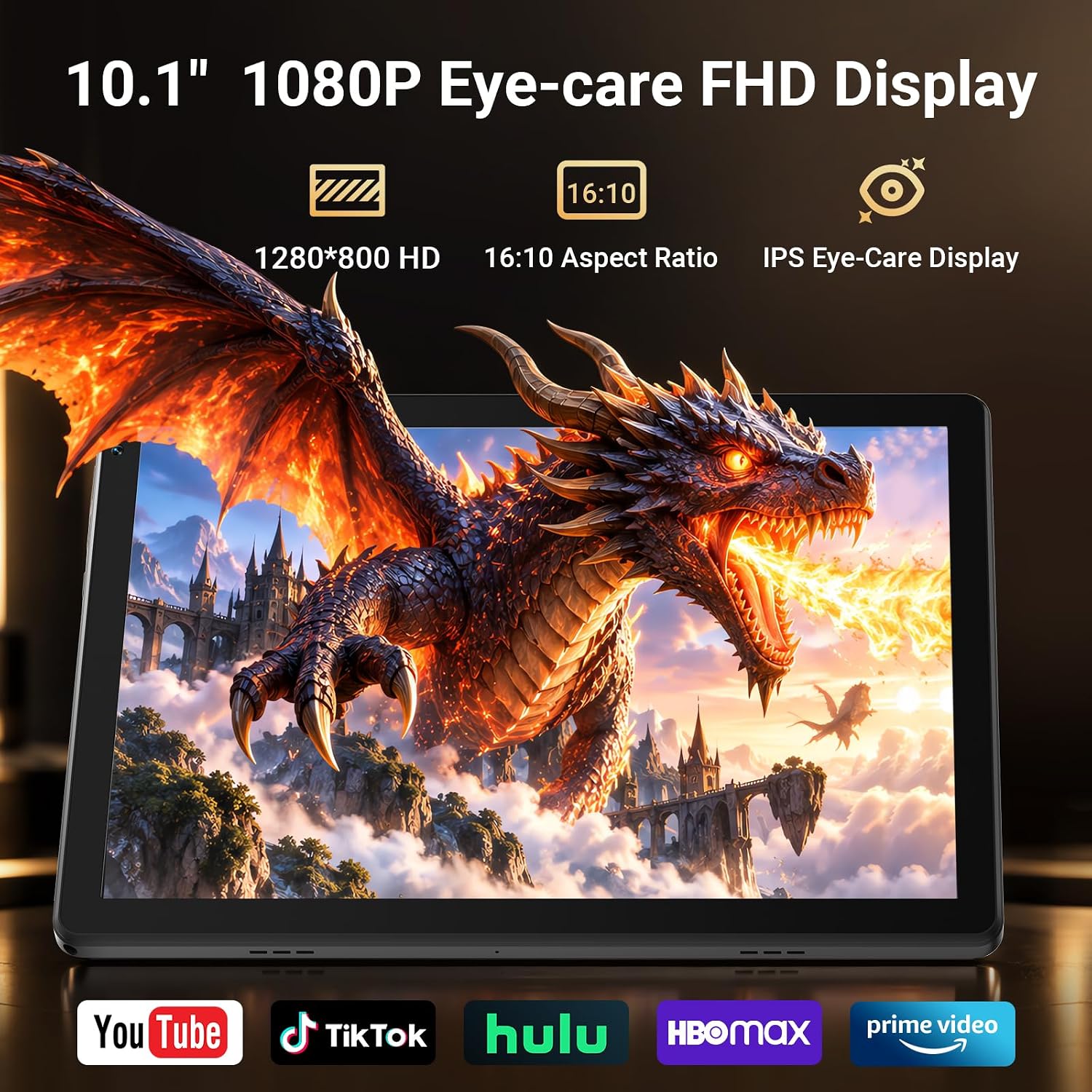 Detalle de Evermyth X109L 10.1-Inch Android 16 Tablet, 36GB RAM, Wi-Fi 6