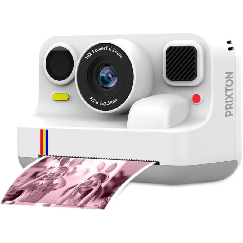 Thumbnail 3 de Cámara instantánea Prixton Click&Go Flash 48MP con zoom digital 16X y pantalla 2,4" (blanco) + 4 rollos