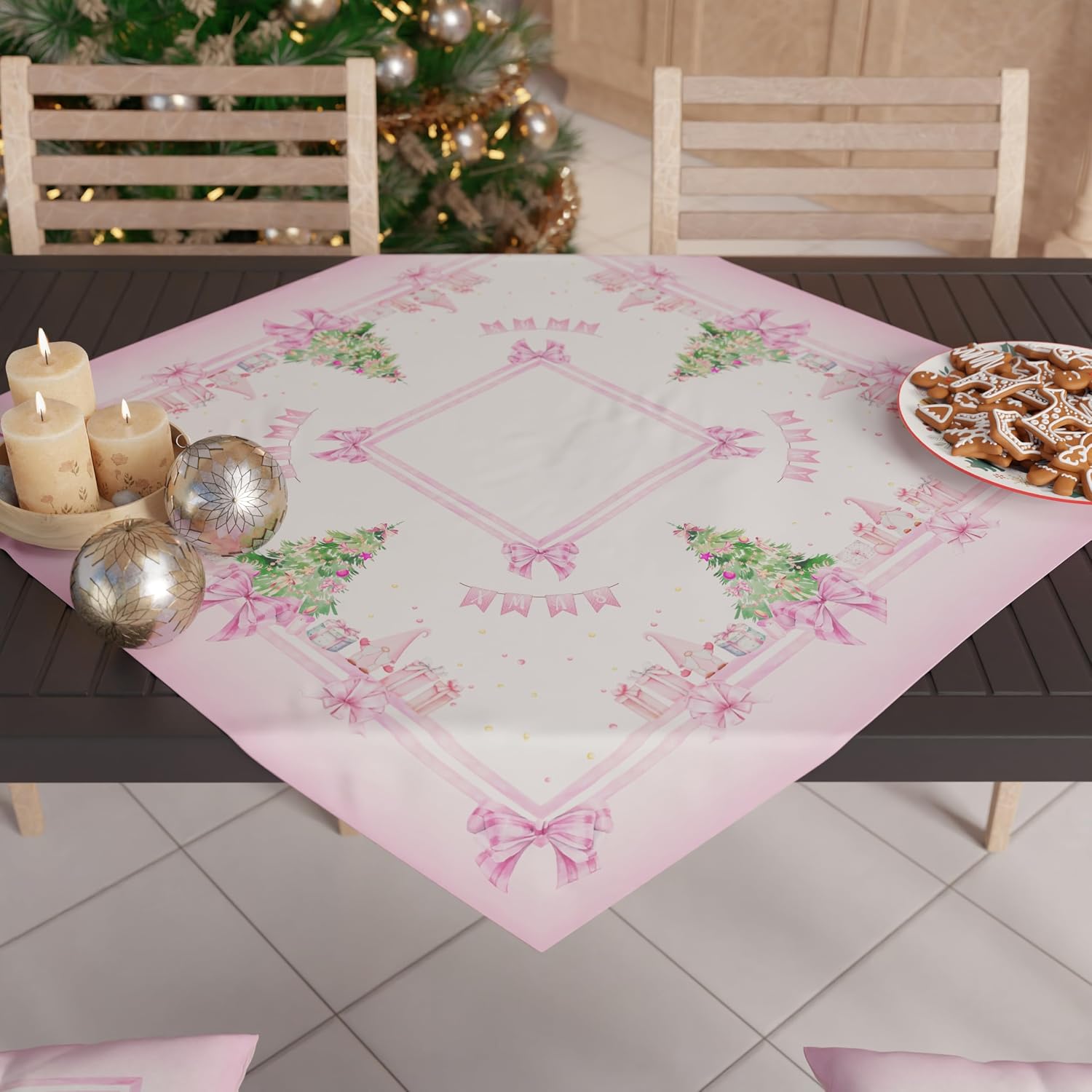 Thumbnail 5 de PETTI Artigiani Centrotavola Natalizio 90x90 cm 🎄