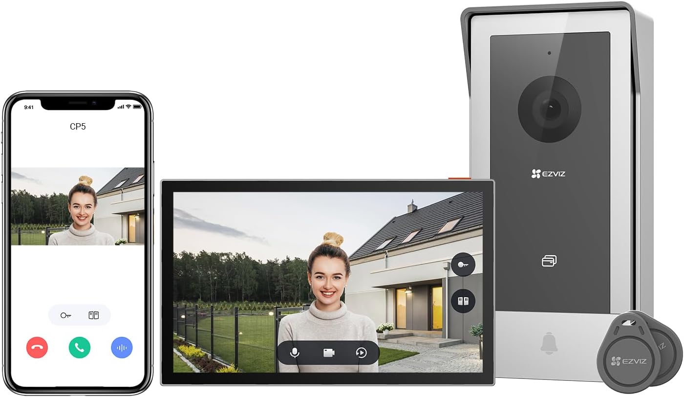 EZVIZ CP5 visiophone WiFi 1080p, écran 7" tactile