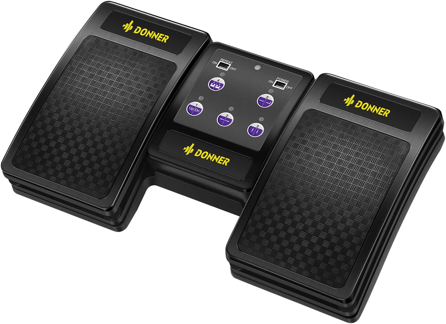 Detalle de Donner EC974 Wireless Bluetooth Page Turner Pedal, Rechargeable, 5 Modes
