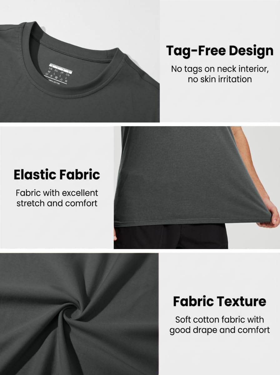 Detalle de TACVASEN Men's Gym Vest with UPF 50+ | Sleeveless Moisture-Wicking Tank Top