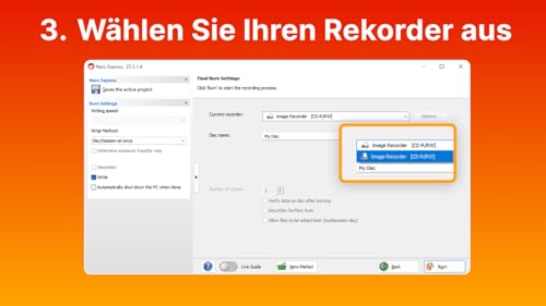 Detalle de Nero Burning ROM 2026 – Original Brennsoftware von Nero für 1 PC (Windows 11/10/8/7)