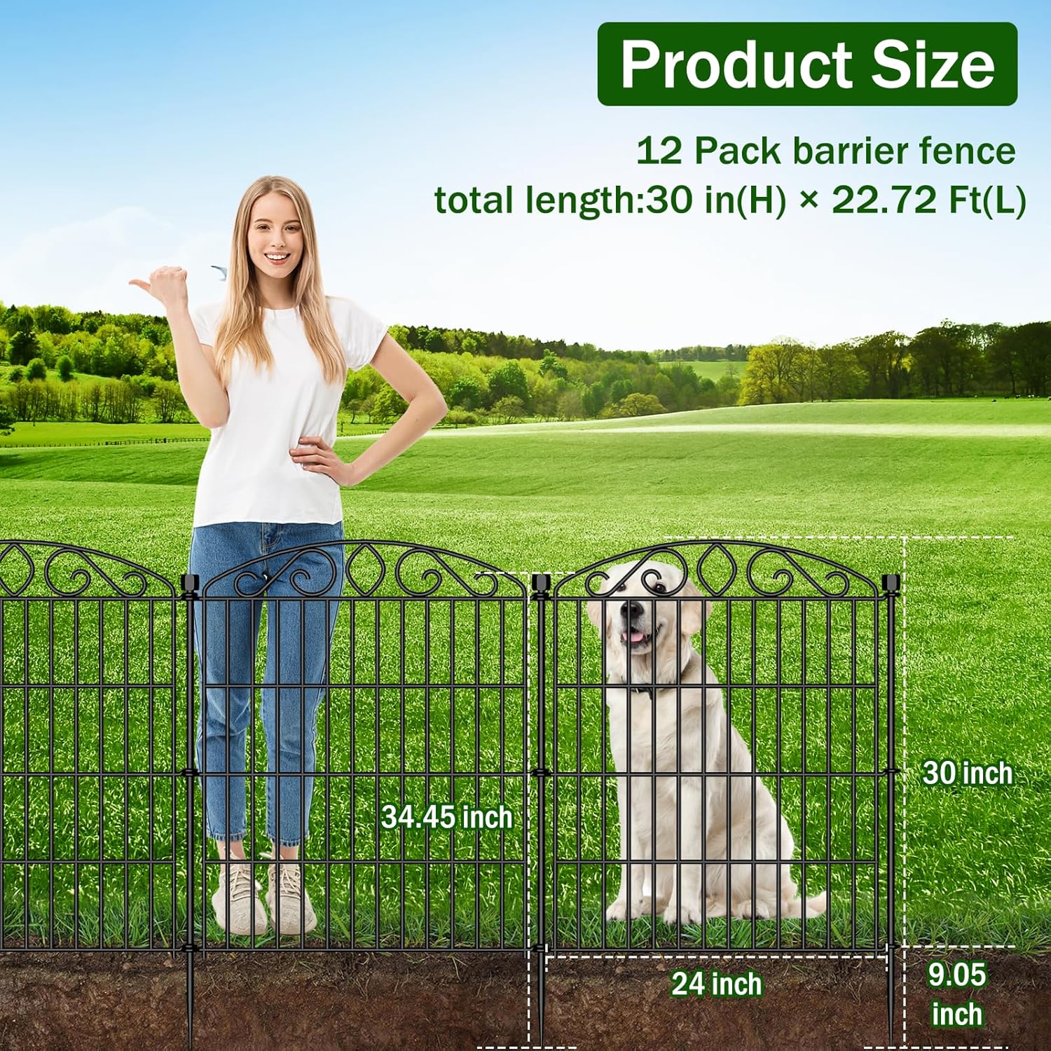 Thumbnail 1 de Bilibompa Garden Fence 12 panels keyword
