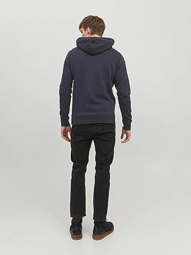 Detalle de Jack & Jones Jjestar Jj Sweat Hood NOOS: sudadera con capucha hombre azul marino talla L