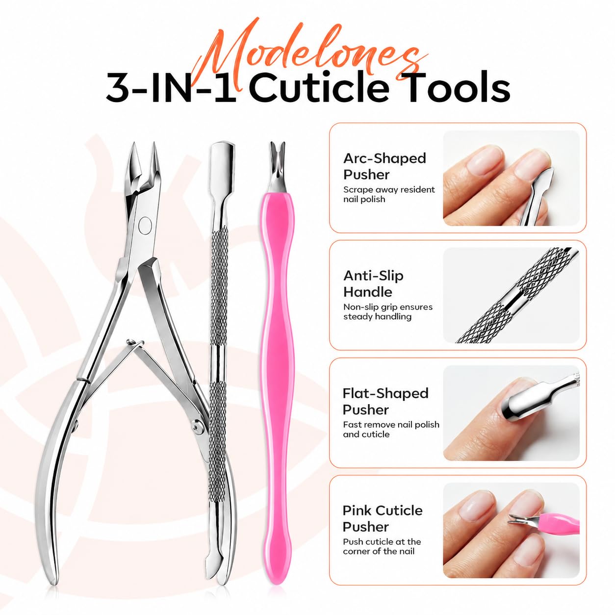 Thumbnail 5 de Modelones Cuticle Remover Kit 60g Cream