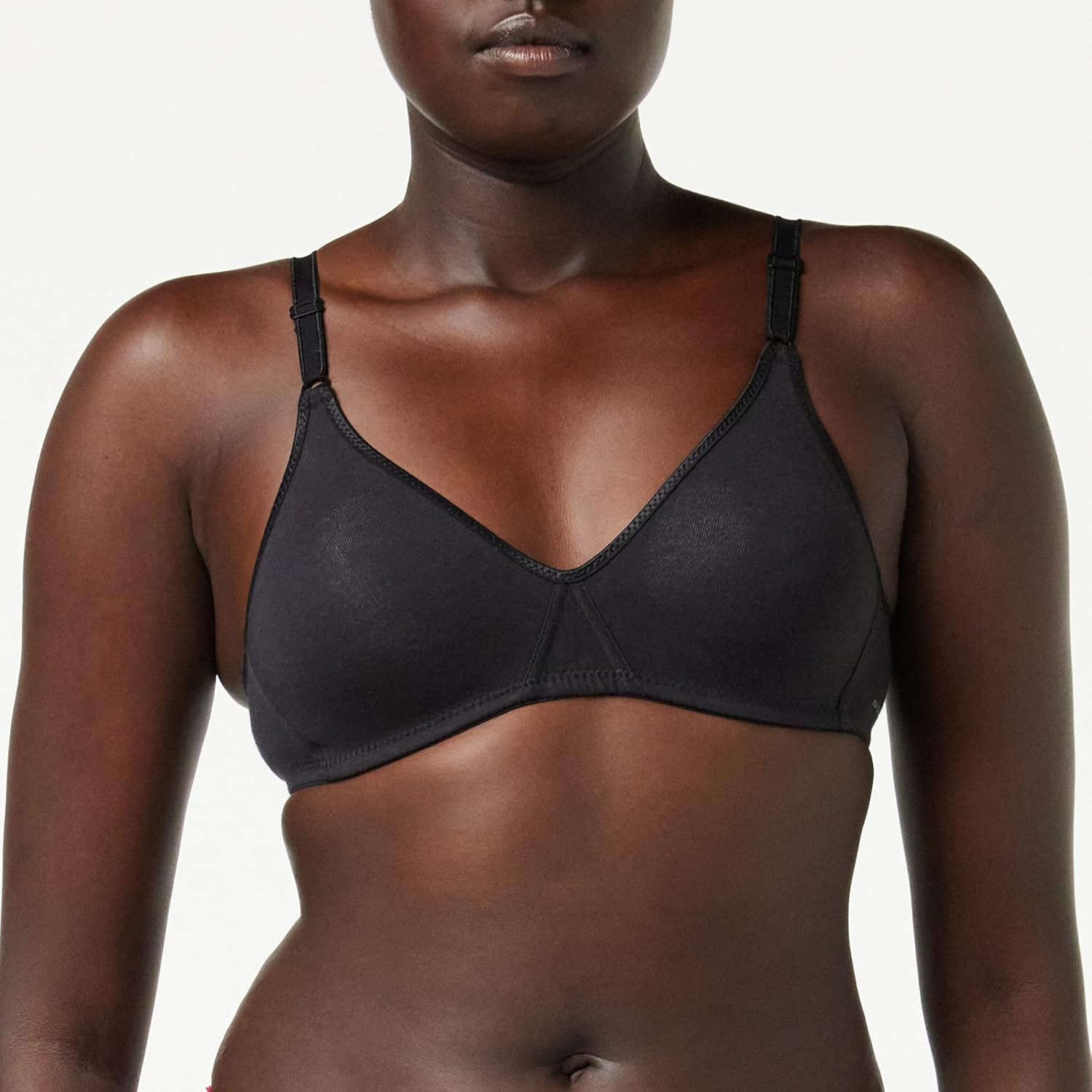 Detalle de Nur Die Soutien-Gorge sans armatures (Lot de 2) Femme — Confort en coton et invisibilité